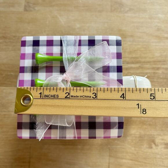 Golf Tee Time Mug Gift Set Ceramic Coffee Mug w/ Tees Women’s Cute Novelty Pink - Picture 6 of 6